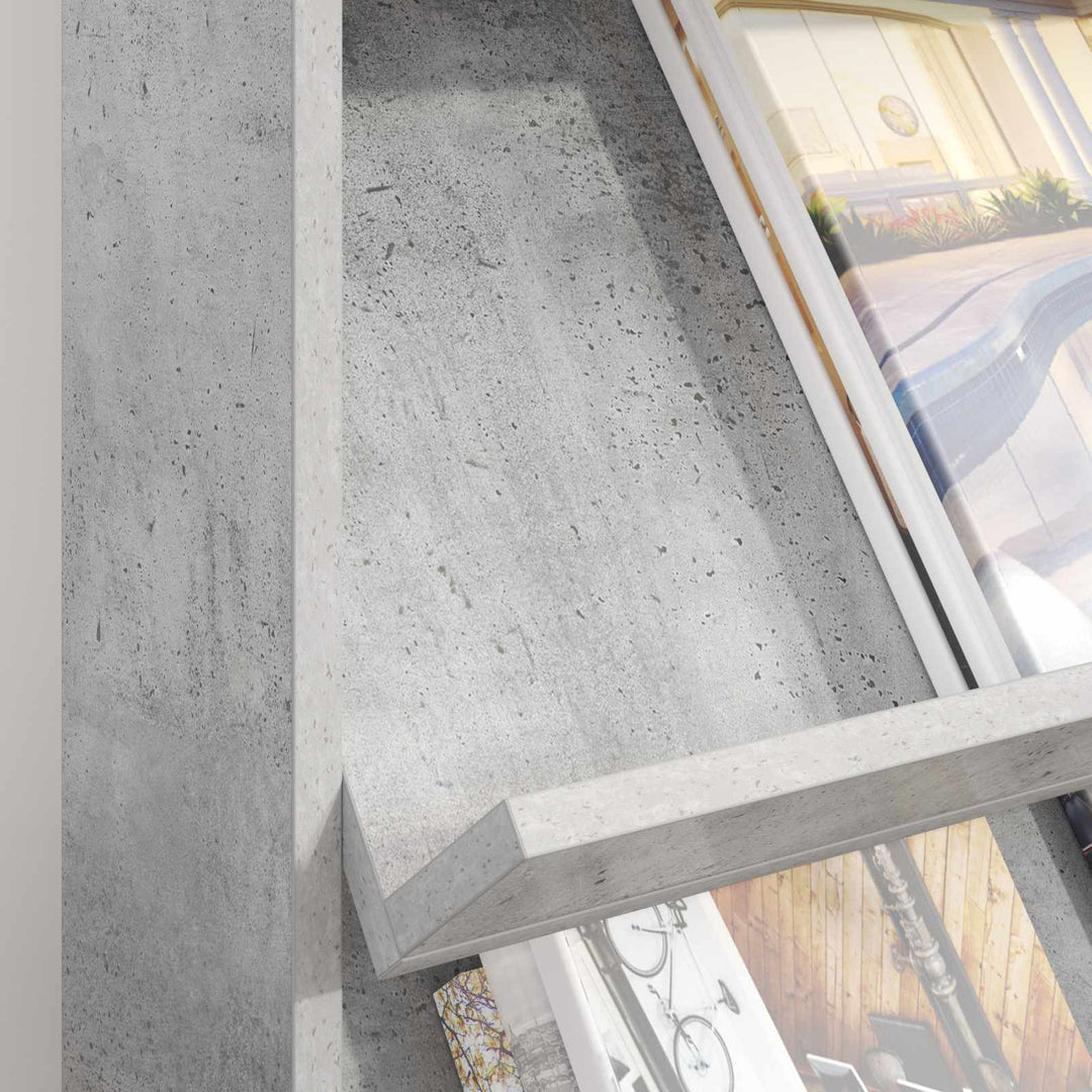 Magasin Rack Beton Grå 70 x 41 x 96 cm Konstrueret træ
