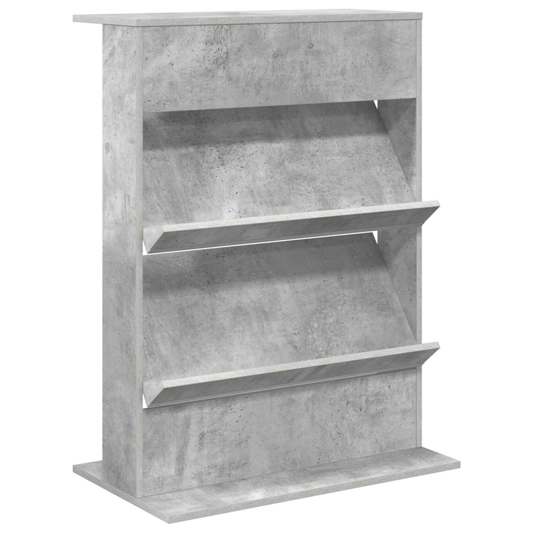 Magasin Rack Beton Grå 70 x 41 x 96 cm Konstrueret træ