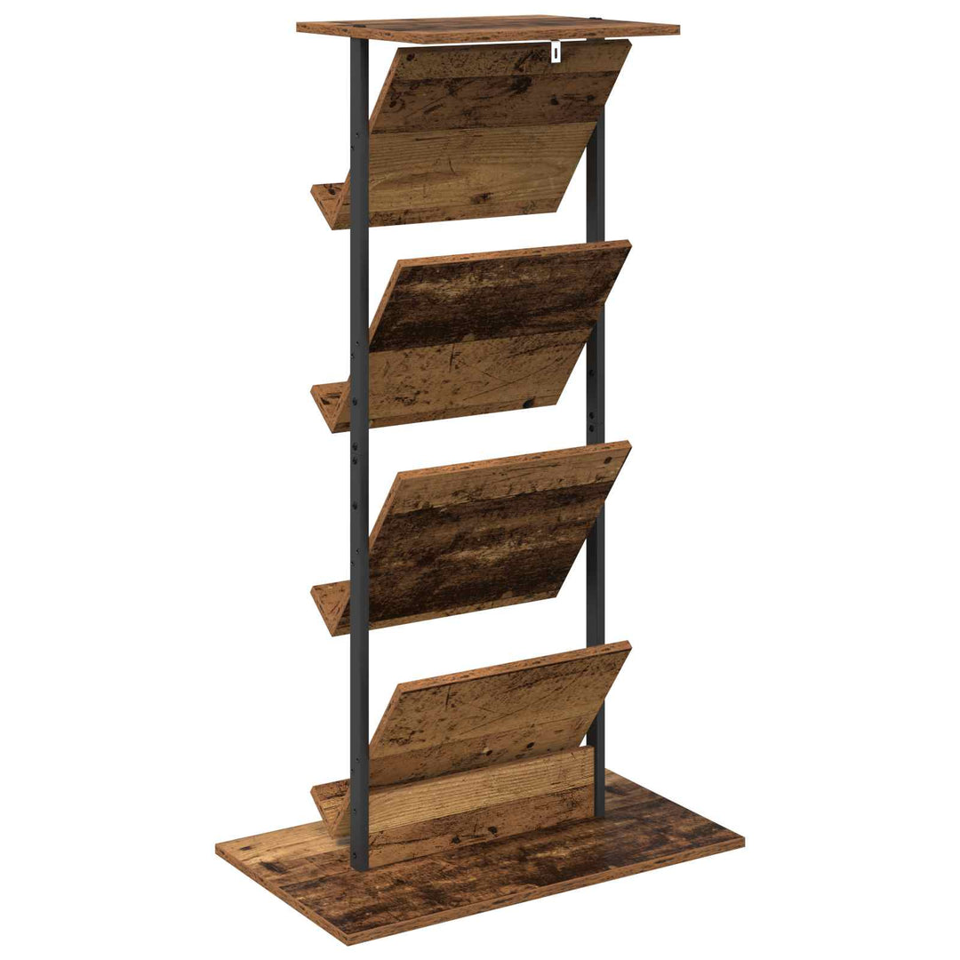 Magasin Rack Gammelt træ 68 x 40 x 123.5 cm Konstrueret træ