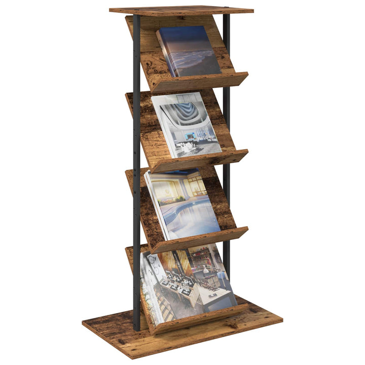 Magasin Rack Gammelt træ 68 x 40 x 123.5 cm Konstrueret træ