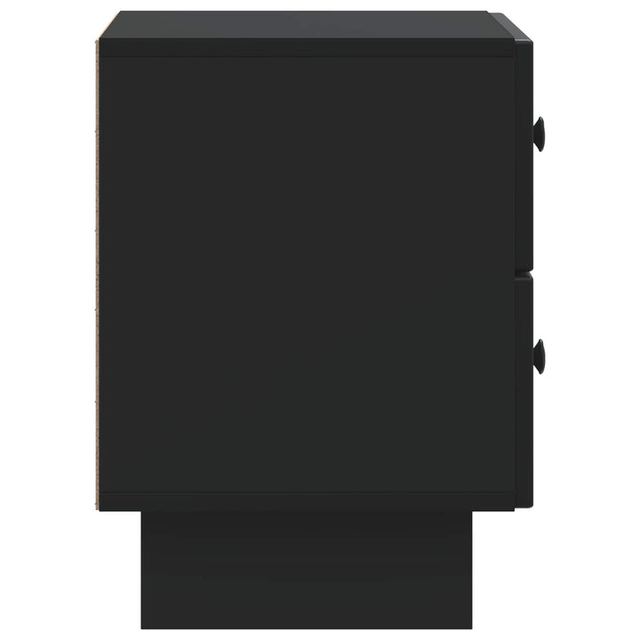 Natskab med skuffe Sort 43 x 34,5 x 47,5 cm Konstrueret træ