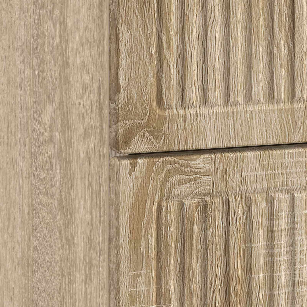 Natskab 2 pcs Sonoma-eg 43 x 34,5 x 47,5 cm Konstrueret træ