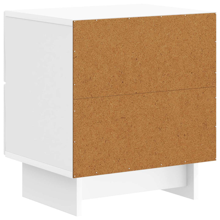 Natskab 2 pcs Hvid højglans 43 x 34,5 x 47,5 cm Konstrueret træ