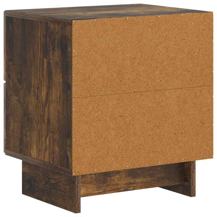 Natskab med skuffe Røget eg 43 x 34,5 x 47,5 cm Konstrueret træ