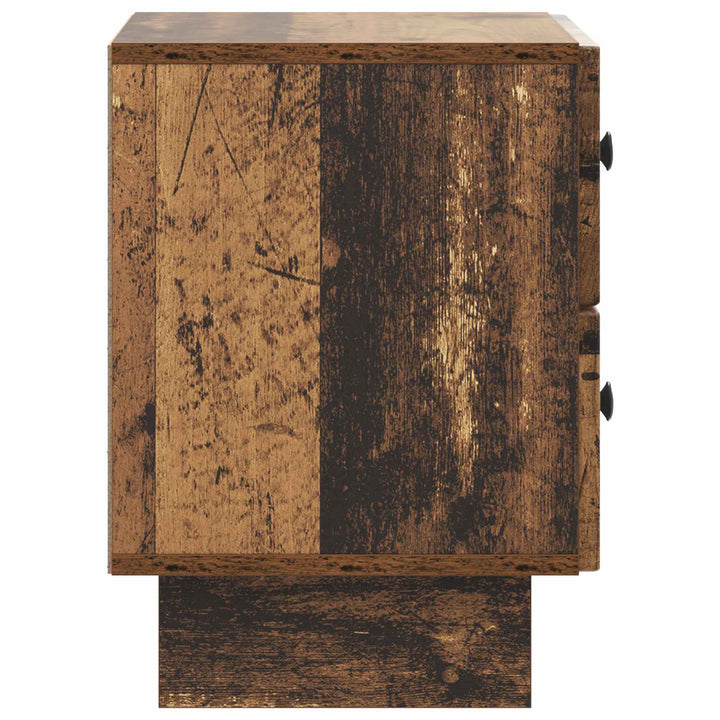 Natskab 2 stk. Gammelt træ 43 x 34,5 x 47,5 cm Konstrueret træ