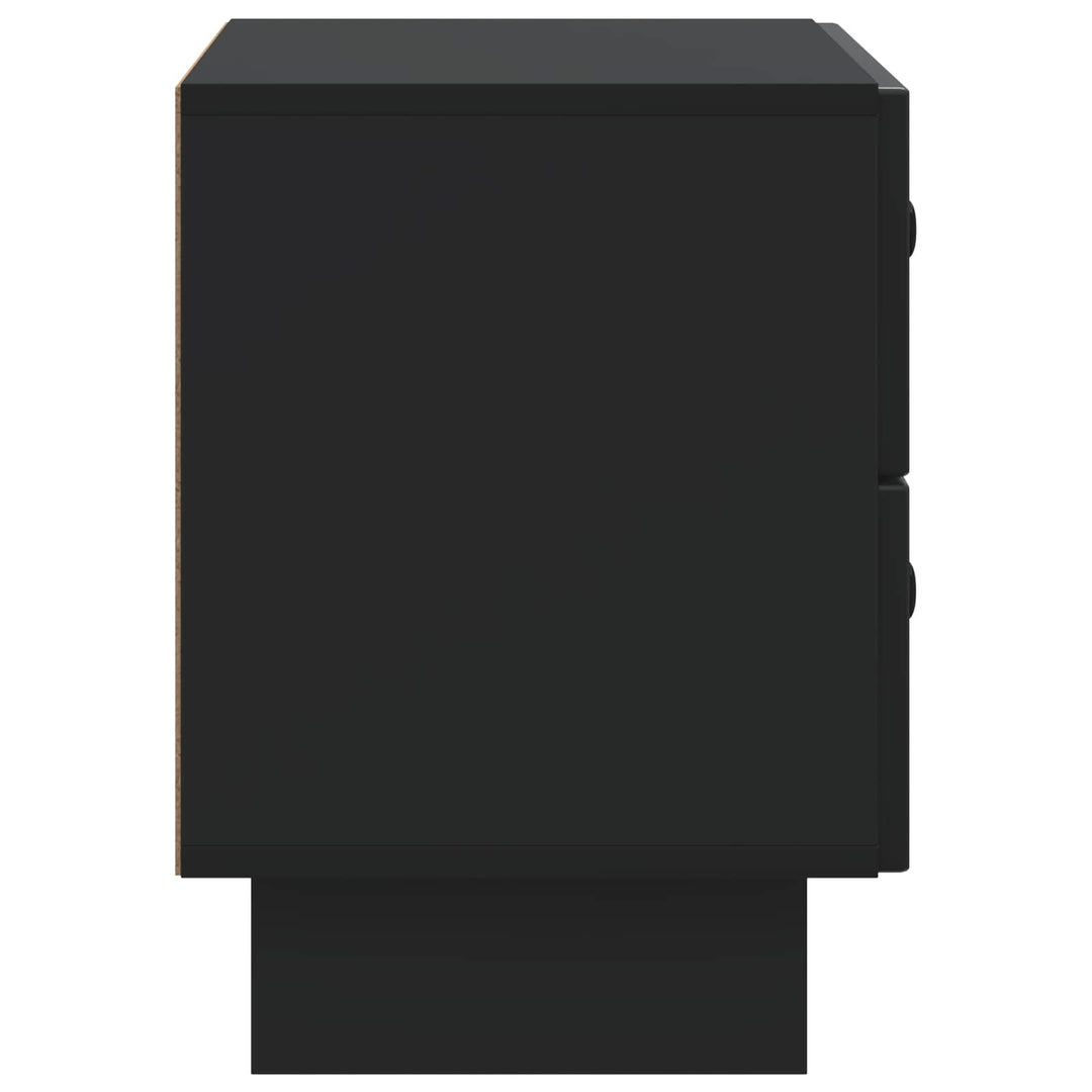Natskab med skuffe Sort 62 x 34,5 x 47,5 cm Konstrueret træ