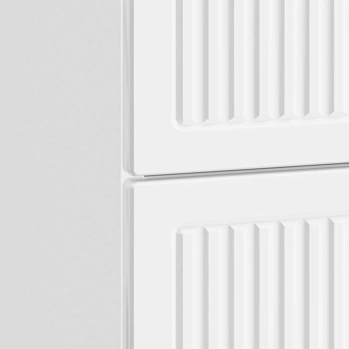 Natskab Hvid højglans 62 x 34,5 x 47,5 cm Konstrueret træ