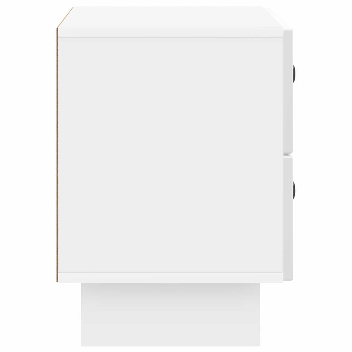 Natskab Hvid højglans 62 x 34,5 x 47,5 cm Konstrueret træ