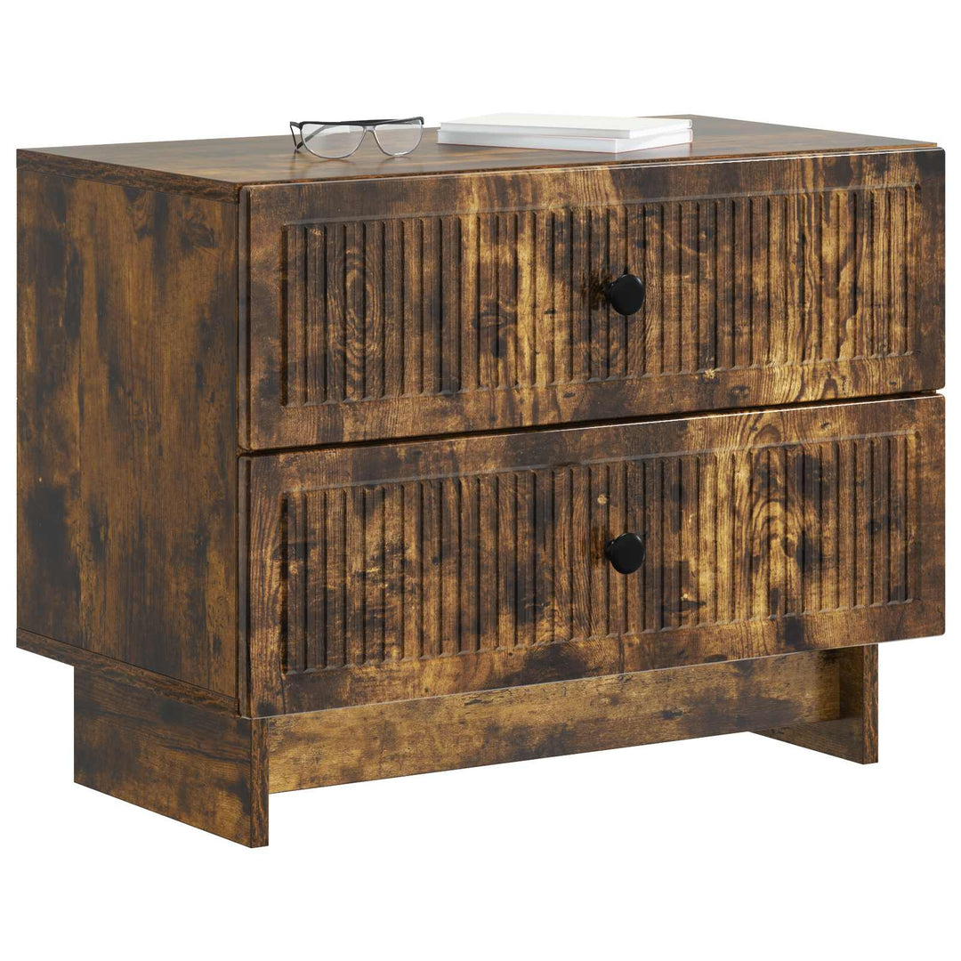 Natskab Røget eg 62 x 34,5 x 47,5 cm Konstrueret træ