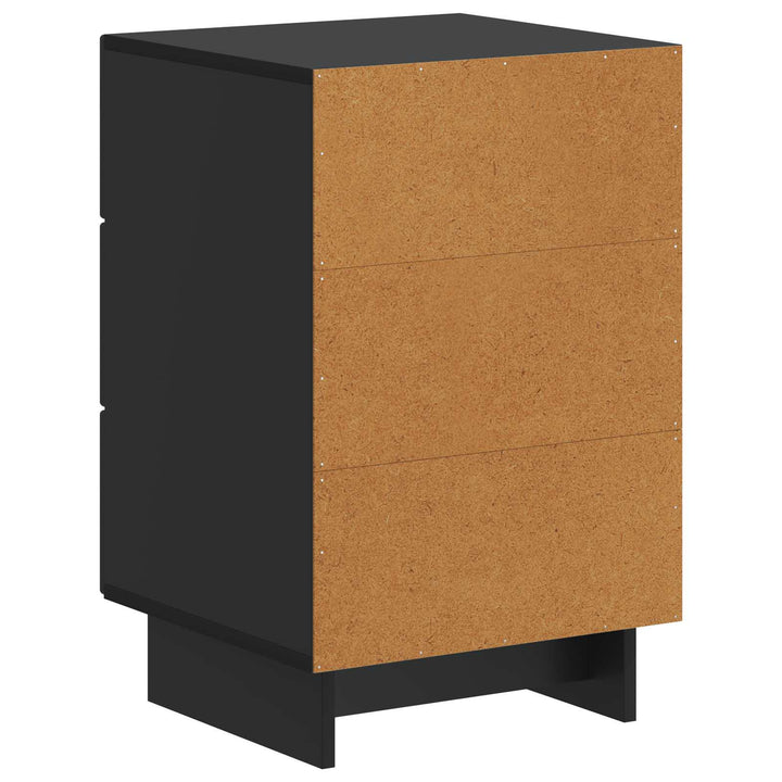 Natskab med skuffe Sort 43 x 41 x 66,5 cm Konstrueret træ