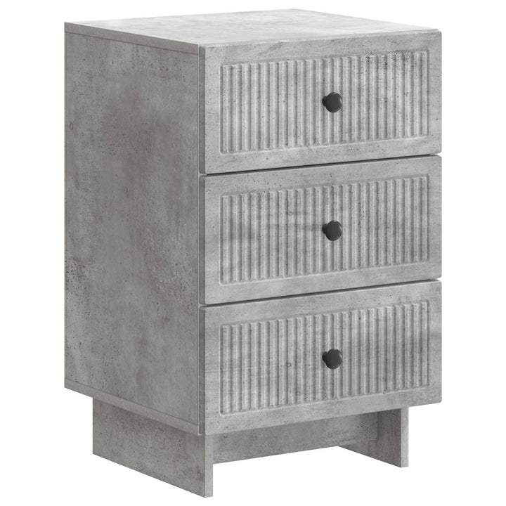 Natskab med skuffe Betongrå 43 x 41 x 66,5 cm Konstrueret træ