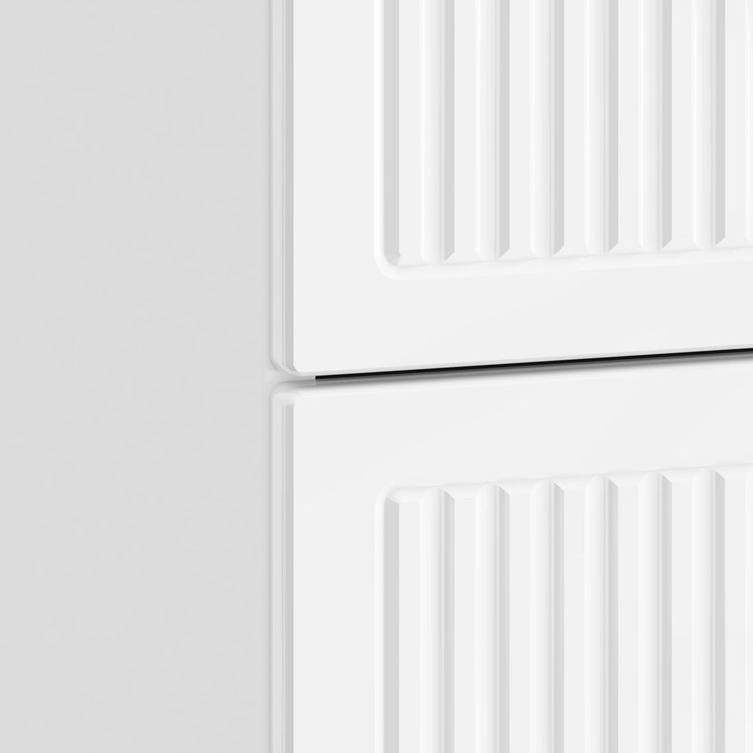 Natskab Hvid højglans 43 x 41 x 66,5 cm Konstrueret træ