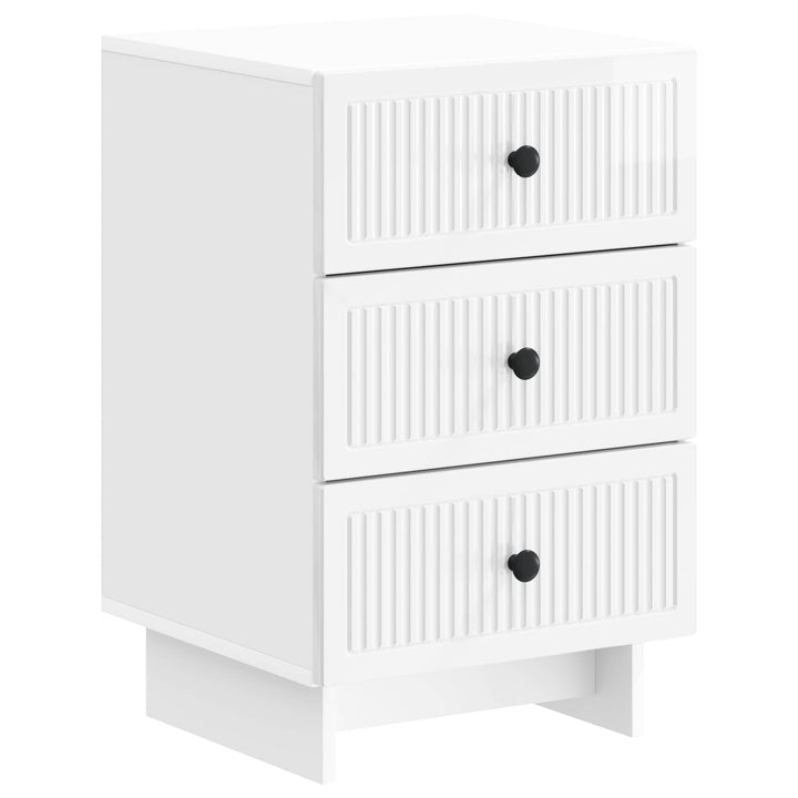 Natskab Hvid højglans 43 x 41 x 66,5 cm Konstrueret træ