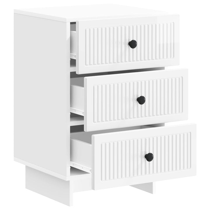 Natskab Hvid højglans 43 x 41 x 66,5 cm Konstrueret træ