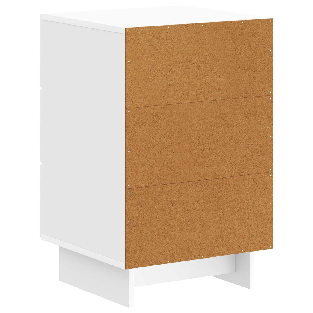 Natskab Hvid højglans 43 x 41 x 66,5 cm Konstrueret træ