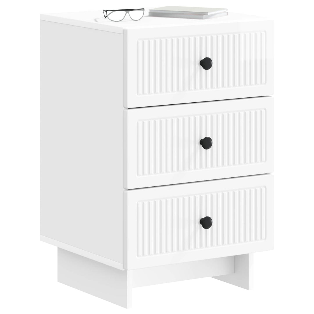 Natskab Hvid højglans 43 x 41 x 66,5 cm Konstrueret træ
