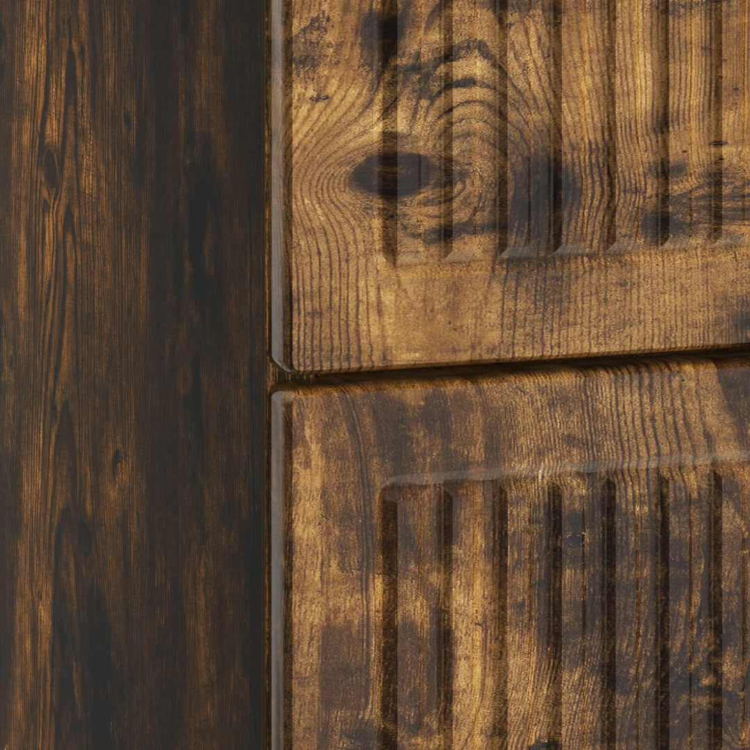 Natskab med skuffe Røget eg 43 x 41 x 66,5 cm Konstrueret træ