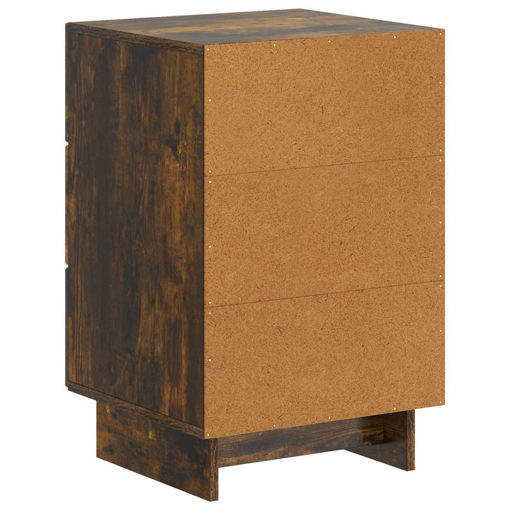 Natskab med skuffe Røget eg 43 x 41 x 66,5 cm Konstrueret træ