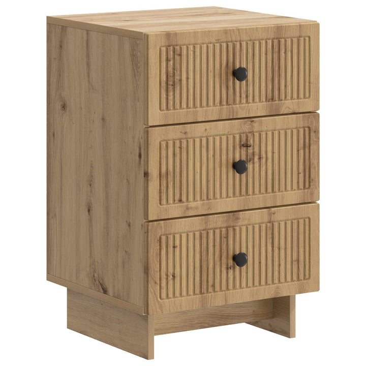 Natskab med skuffe Artisan-eg 43 x 41 x 66,5 cm Konstrueret træ