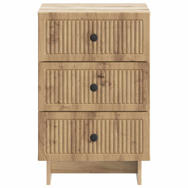 Natskab med skuffe Artisan-eg 43 x 41 x 66,5 cm Konstrueret træ