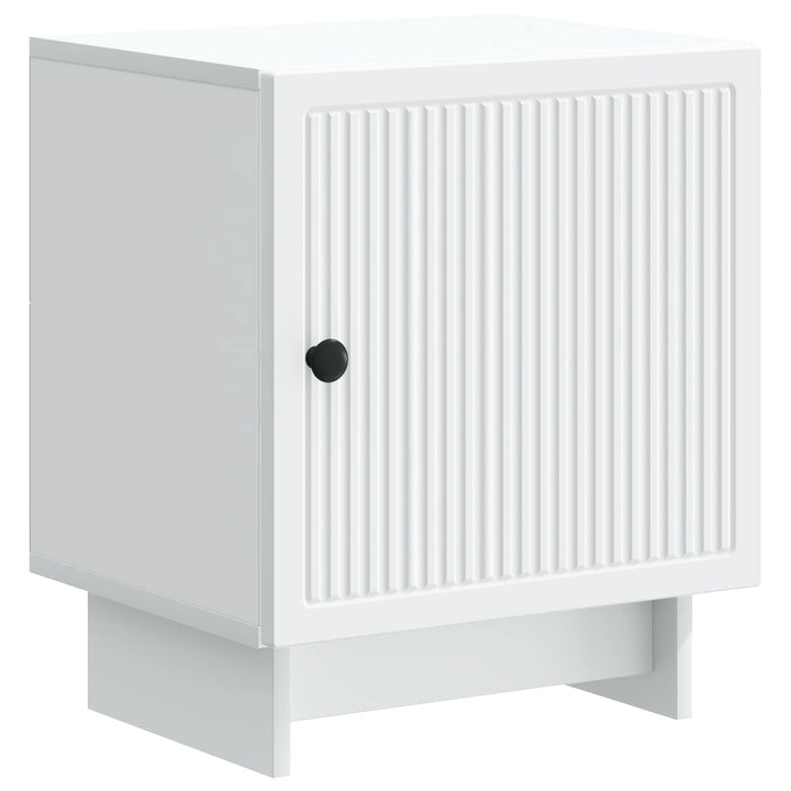 Natskab 2 pcs Hvid 43 x 34,5 x 50 cm Konstrueret træ