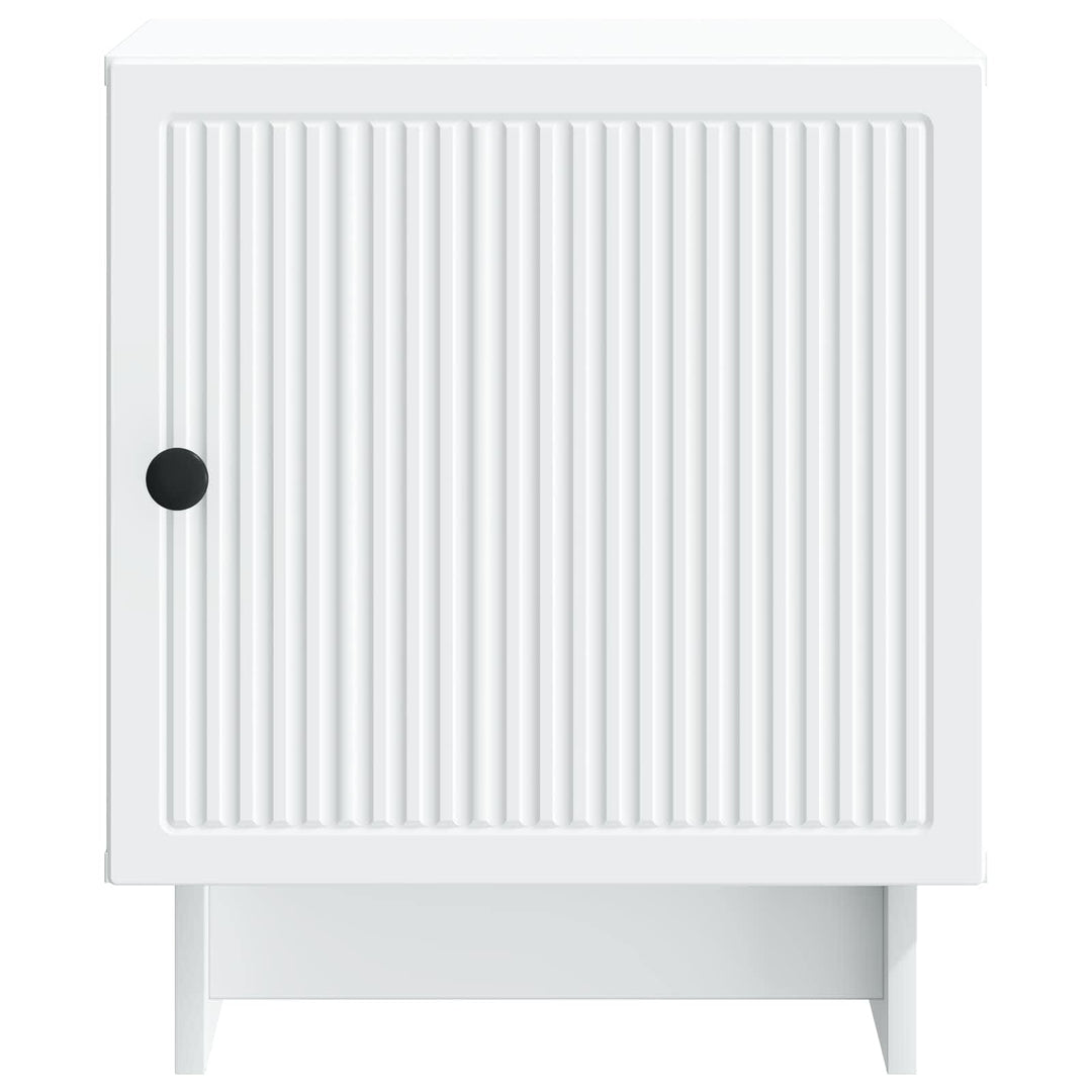 Natskab 2 pcs Hvid 43 x 34,5 x 50 cm Konstrueret træ
