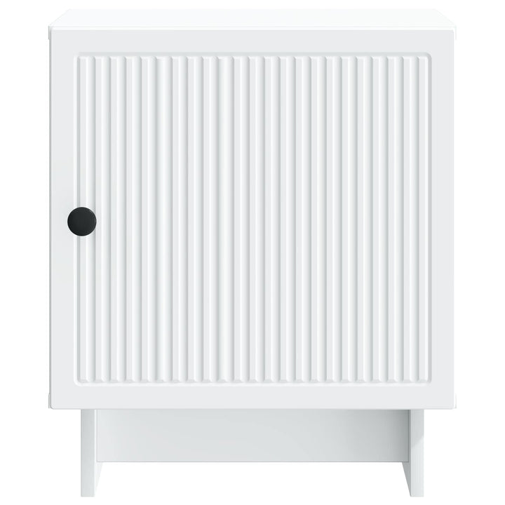 Natskab 2 pcs Hvid 43 x 34,5 x 50 cm Konstrueret træ