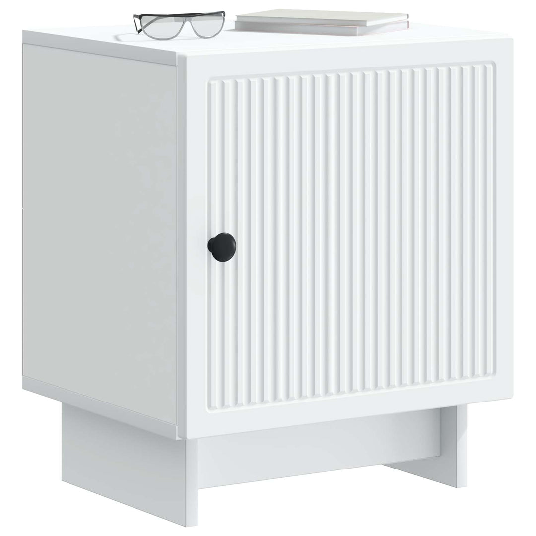 Natskab 2 pcs Hvid 43 x 34,5 x 50 cm Konstrueret træ
