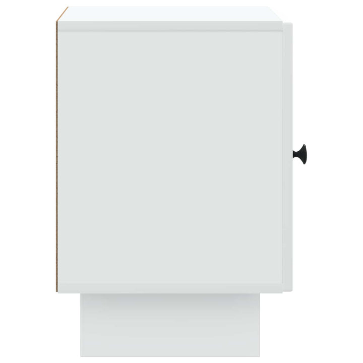Natskab 2 pcs Hvid 43 x 34,5 x 50 cm Konstrueret træ