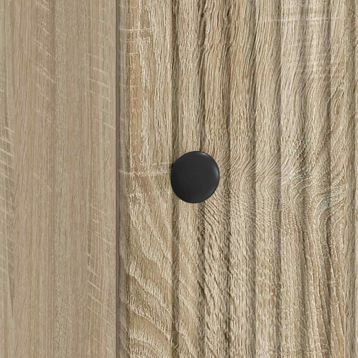 Natskab 2 pcs Sonoma-eg 43 x 34,5 x 50 cm Konstrueret træ