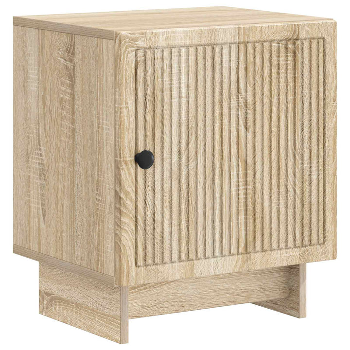 Natskab 2 pcs Sonoma-eg 43 x 34,5 x 50 cm Konstrueret træ
