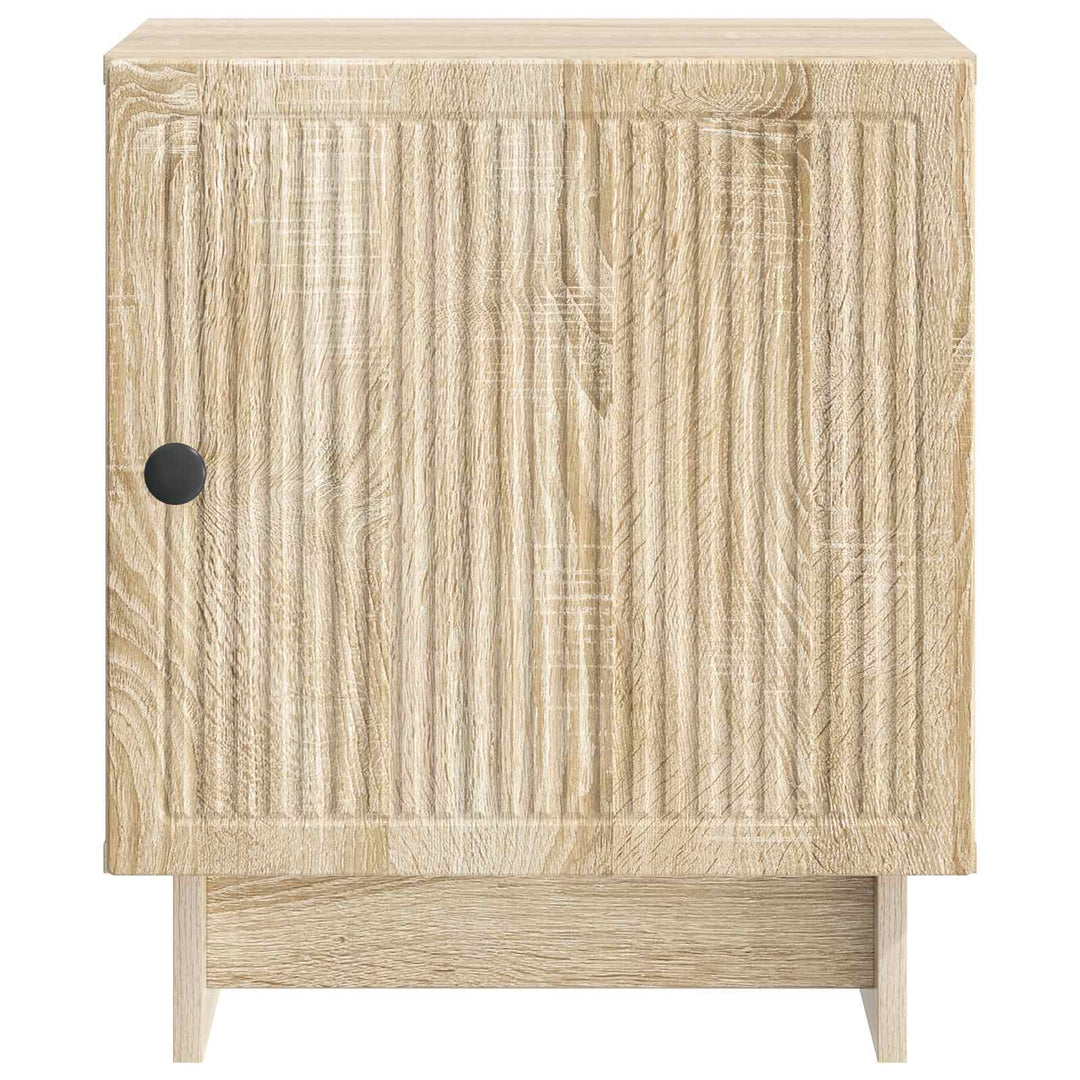 Natskab 2 pcs Sonoma-eg 43 x 34,5 x 50 cm Konstrueret træ