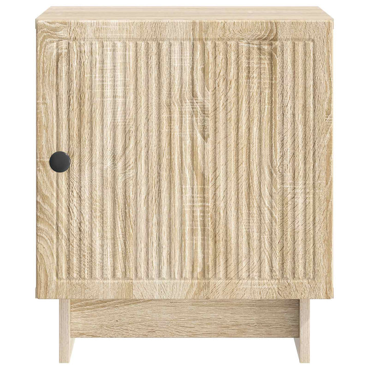 Natskab 2 pcs Sonoma-eg 43 x 34,5 x 50 cm Konstrueret træ