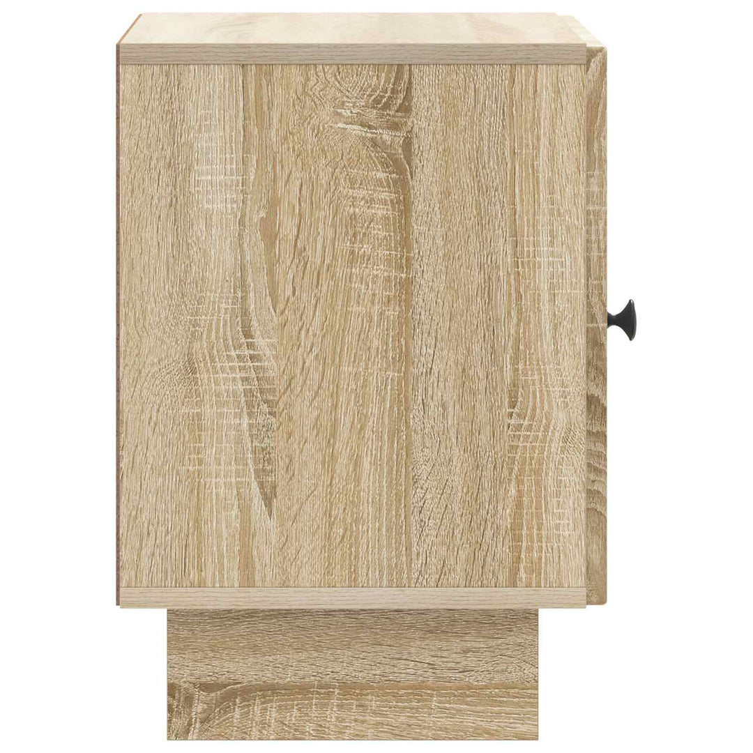 Natskab 2 pcs Sonoma-eg 43 x 34,5 x 50 cm Konstrueret træ