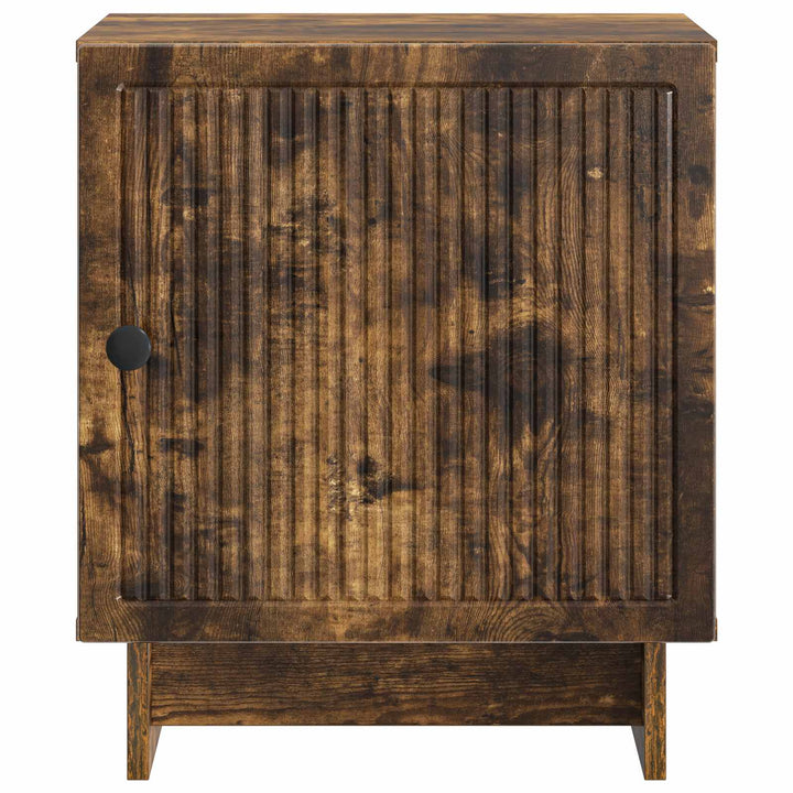 Natskab 2 pcs Røget eg 43 x 34,5 x 50 cm Konstrueret træ