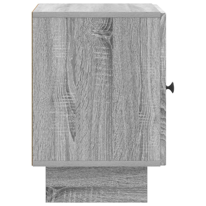 Natskab 2 pcs Grå sonoma-eg 43 x 34,5 x 50 cm Konstrueret træ