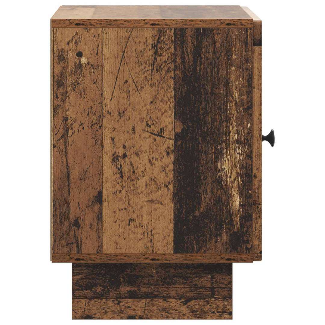 Natskab 2 pcs Gammelt træ 43 x 34,5 x 50 cm Konstrueret træ