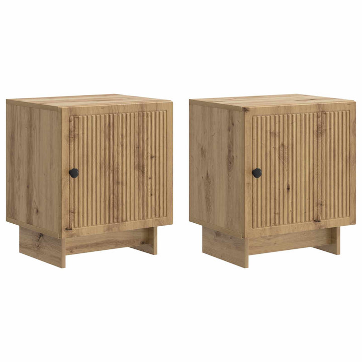 Natskab 2 pcs Artisan-eg 43 x 34,5 x 50 cm Konstrueret træ