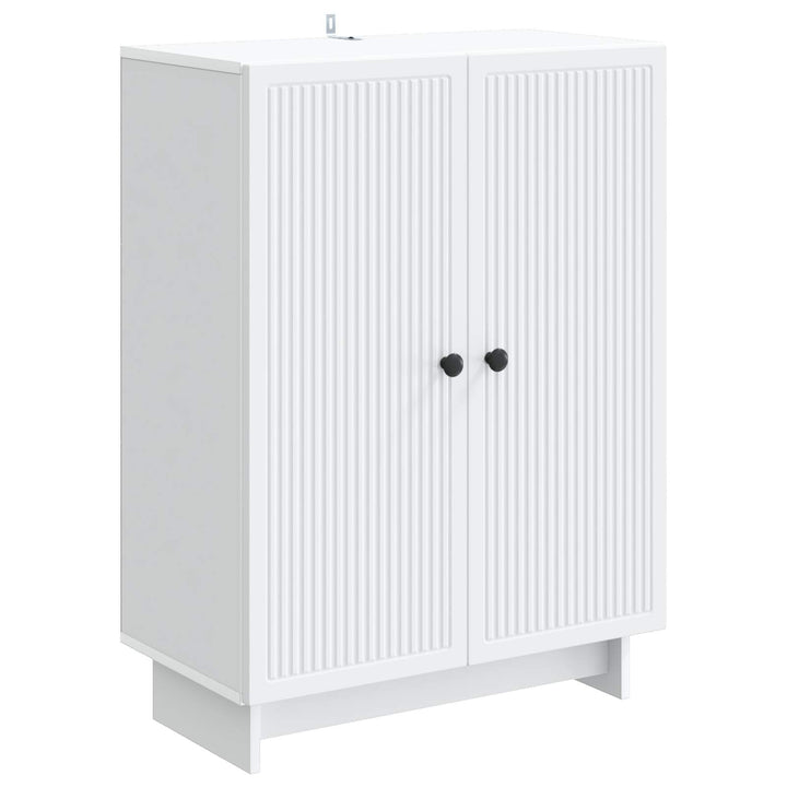 Sideboard Hvid 66 x 34,5 x 90 cm Konstrueret træ