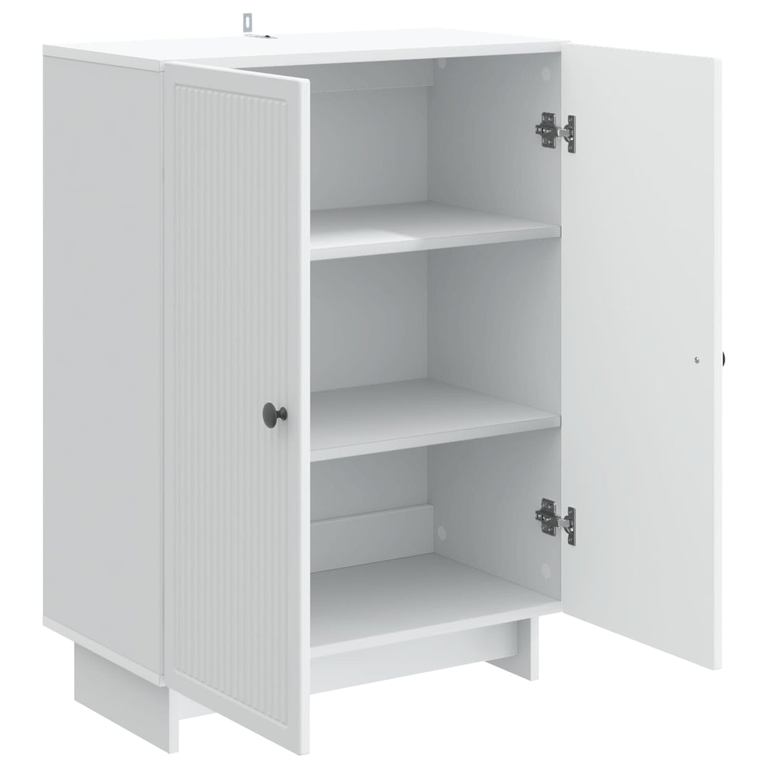 Sideboard Hvid 66 x 34,5 x 90 cm Konstrueret træ