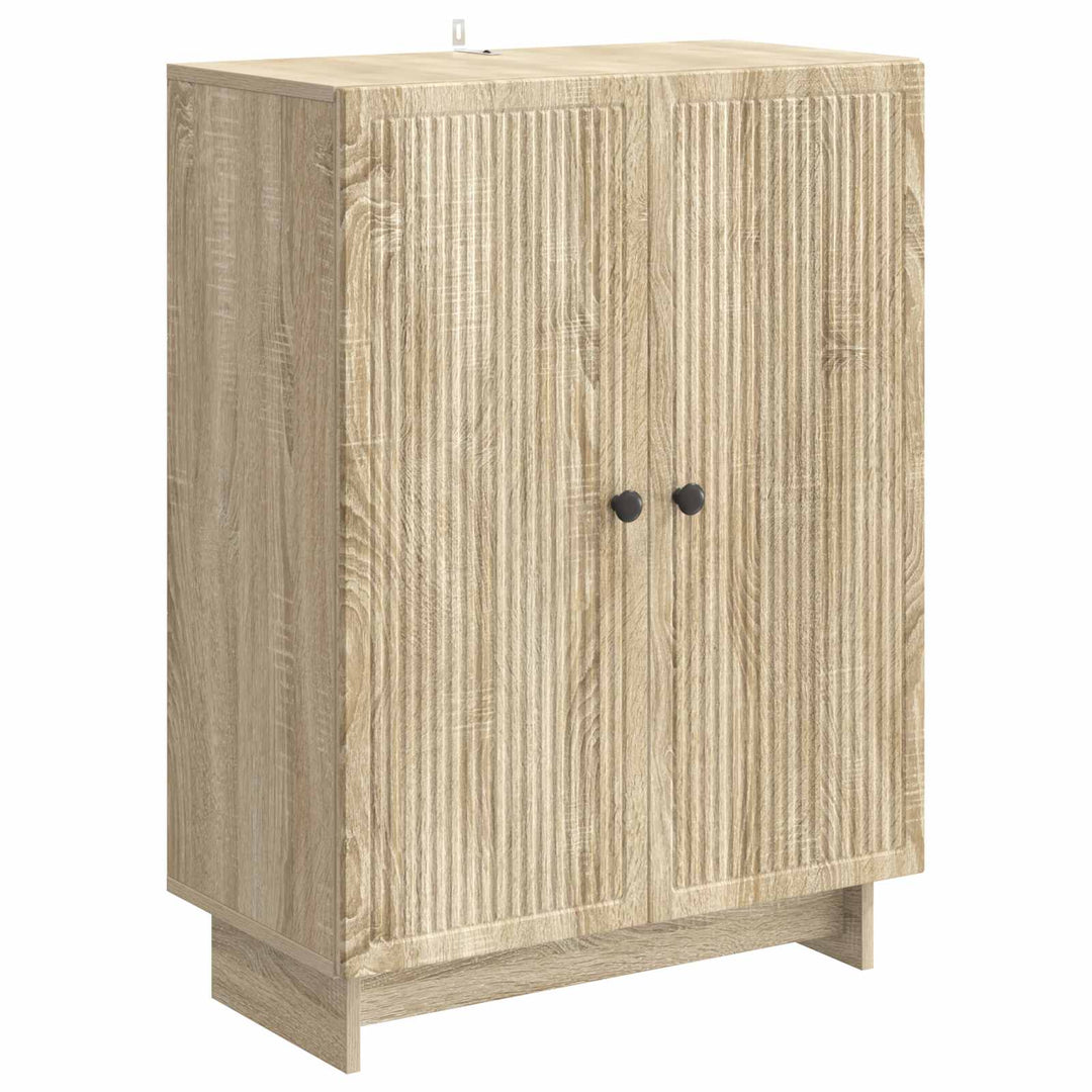 Sideboard Sonoma-eg 66 x 34,5 x 90 cm Konstrueret træ