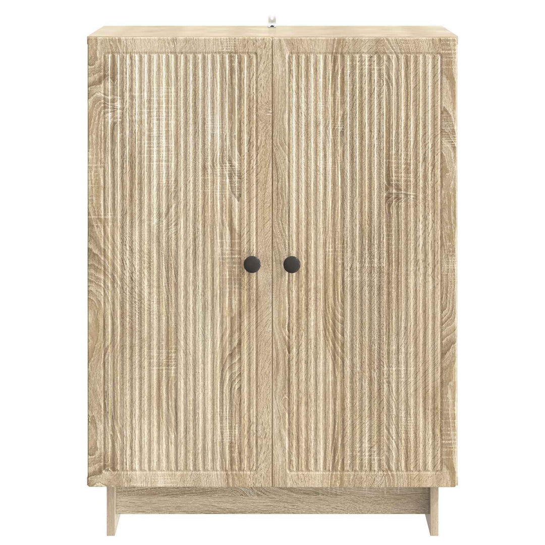 Sideboard Sonoma-eg 66 x 34,5 x 90 cm Konstrueret træ