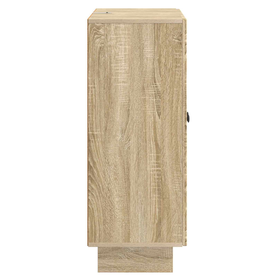 Sideboard Sonoma-eg 66 x 34,5 x 90 cm Konstrueret træ
