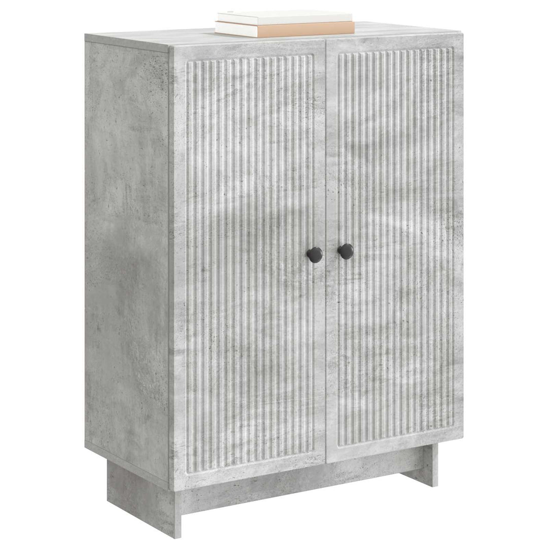 Sideboard Betongrå 66 x 34,5 x 90 cm Konstrueret træ