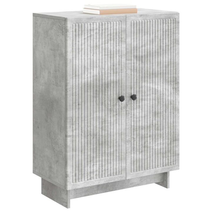 Sideboard Betongrå 66 x 34,5 x 90 cm Konstrueret træ
