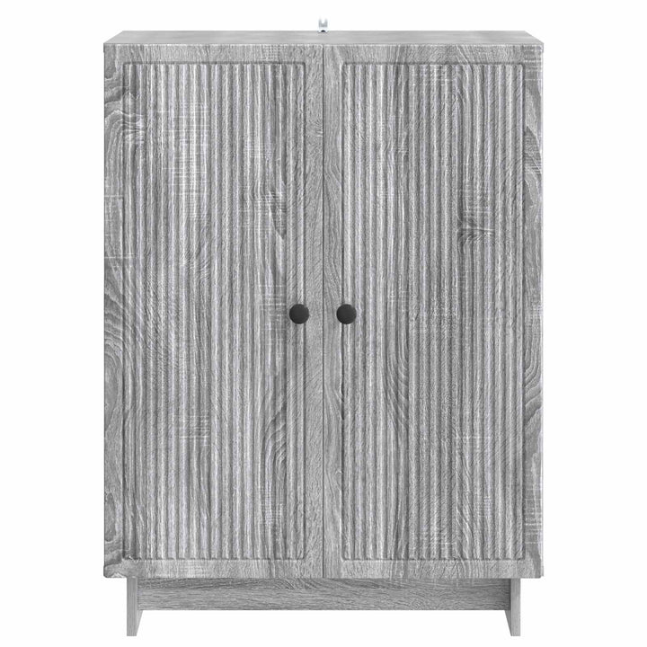 Sideboard Grå sonoma-eg 66 x 34,5 x 90 cm Konstrueret træ