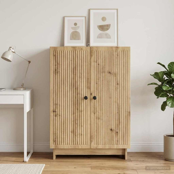 Sideboard Artisan-eg 66 x 34,5 x 90 cm Konstrueret træ
