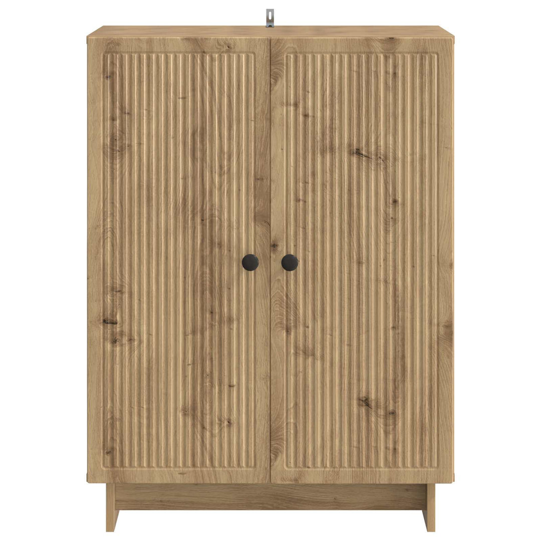 Sideboard Artisan-eg 66 x 34,5 x 90 cm Konstrueret træ