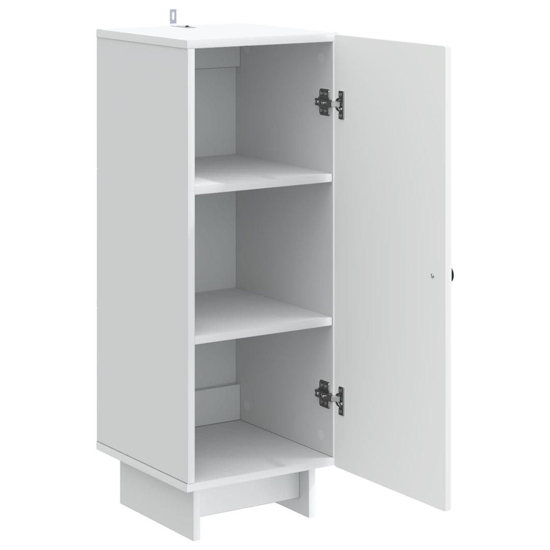Sideboard Hvid 33 x 34,5 x 90 cm Konstrueret træ