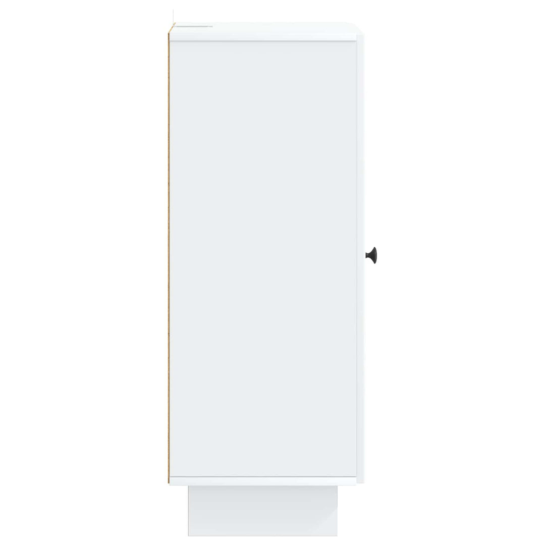 Sideboard Hvid 33 x 34,5 x 90 cm Konstrueret træ